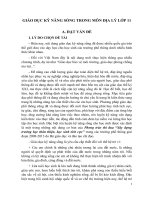 skkn giáo dục kỹ năng sống trong môn địa lý lớp 11 trung tâm giáo dục thương xuyên vinh phúc