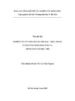 Nghiên cứu tử vong do ung thư Đại - trực tràng ở tám vùng sinh thái nước ta trong hai năm 2005 - 2006