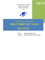 lập kế hoạch hành động để quản lý và điều hành