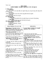 giáo án công nghệ lớp 9  phần nông nghiêp