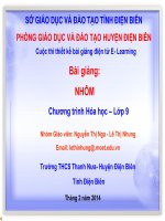 slide bài giảng môn hóa học 9 bài giảng về nhôm và các hợp chất của nhôm