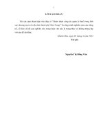 hoàn thiện công tác quản lý thuế trong lĩnh vực thương mại trên địa bàn thành phố nha trang