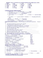 tài liệu bồi dưỡng tiếng anh 8