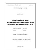 Đối chiếu hình ảnh bất thường  trên phim chụp cắt lớp vi tính sọ não với lâm sàng và căn nguyên bệnh viêm màng não mủ ở trẻ em