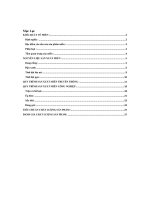 Đề tài quy trình sản xuất miến