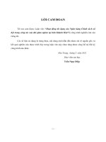 hoạt động tín dụng của ngân hàng chính sách xã hội trong công tác xóa đói giảm nghèo tại tỉnh khánh hòa