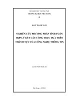 nghiên cứu phương pháp tính toán hợp lý kết cấu cổng trục dựa trên thành tựu của công nghệ thông tin