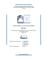 Báo Cáo Lập Trình Game Di Động