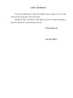 chính sách tín dụng hỗ trợ nông hộ tại ngân hàng nông nghiệp và phát triển nông thôn tại thị xã hà tiên, tỉnh kiên giang