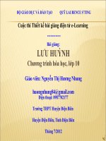 bài giảng hóa học 10 bài giảng về i lưu huỳnh và hơp chất  của lưu huỳnh