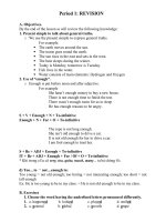 giáo án bồi dưỡng tiếng anh lớp 8