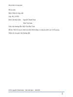 đồ án điện tử công suất: Thiết kế mạch chỉnh lưu điều khiển động cơ nâng hạ điện cực lò hồ quang