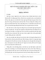 skkn một số kinh nghiệm rèn đọc diễn cảm cho học sinh lớp 4