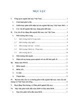 chiến lược phát triển ngành dệt may việt nam đến năm 2020 – tầm nhìn 2030