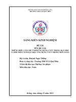 sáng kiến kinh nghiệm toán những điều cần chú ý khi ứng dụng cntt trong dạy học và đổi mới cách dạy học ứng dụng cntt trong môn toán