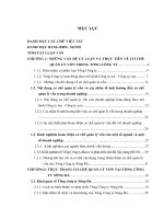 Luận văn thạc sỹ: Hoàn thiện cơ chế quản lý vốn của Tổng Công ty Sông Đà