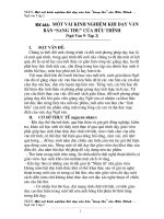 Đề tài: Một vài kinh nghiệm khi dạy văn bản “Sang Thu” của Hữu Thỉnh