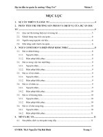 tiểu luận môn quản trị dự án dự án đầu tư quán ốc nướng ống tre