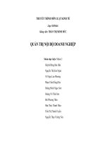 tiểu luận môn luật kinh tế quản trị nội bộ doanh nghiệp quản trị nội bộ doanh nghiệp