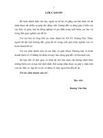 Luận văn thạc sỹ: Dịch vụ ở Ngân hàng Thương mại Cổ phần An Bình (ABBANK) Hiện trạng và phương hướng phát triển