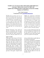 Nghiên cứu ứng dụng phần mềm GH Bladed phiên bản giáo dục trong đào tạo kỹ sư điện gió