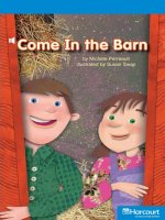come in the barn social studies