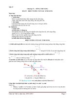 GIÁO ÁN MÔN VẬT LÝ CHƯƠNG 6,7,8,9 NĂM HỌC 20142015
