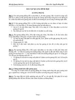 BÀI TẬP QUANG HÌNH HỌC