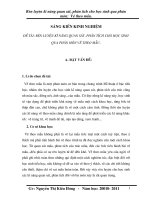 skkn rèn luyện kĩ năng quan sát, phân tích cho học sinh qua phân môn vẽ theo mẫu