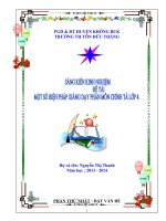 skkn một số biện pháp giảng dạy môn chính tả lớp 4