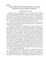 skkn một số biện pháp giúp học sinh lớp 3 giải dạng bài toán liên quan đến rút về đơn vị