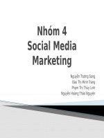 tiểu luận môn internet marketing  social media marketing