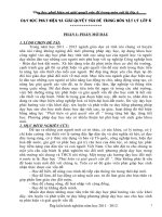 skkn dạy học phát hiện và giải quyết vấn đề trong môn vật lý 6