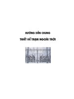 hướng dẫn chung thiết kế trạm ngoài trời