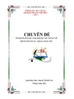 skkn sử dụng bản đồ tư duy trong giảng dạy môn hoá học 9 để phát huy tính tích cực, sáng tạo của học sinh