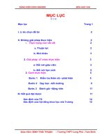 skkn PHƯƠNG PHÁP dạy học NÂNG CAO CHẤT LƯỢNG học SINH KHÁ, GIỎI