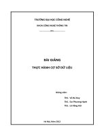 Quản trị MySQL