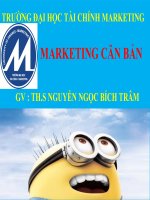 tiểu luận môn marketing căn bản quát về chiến lược chiêu thị