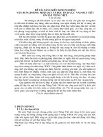 SKKN vận dụng phương pháp dạy và học tích cực vào dạy tiết ôn tập tiếng việt