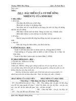 giáo án sinh học lớp 10