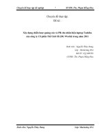 Xây dựng chiến lược quảng cáo và PR cho nhãn hiệu laptop toshiba của công ty cổ phần thế giới số (DG world) trong năm 2011