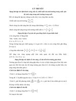 phương pháp giải bài tập sóng ánh sáng