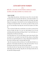 ĐỀ TÀI: LÀM THẾ NÀO ĐỂ PHÒNG CHỐNG SUY DINH DƯỠNG CHO TRẺ Ở NHÓM 19-24 THÁNG TUỔI