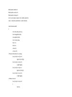 Mã nguồn chương trình xử lí các phép toán trên số nguyên lớn