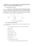 thiết kế và xử lý nền đường công trình đường dẫn vào cầu cái nại bằng biện pháp cọc cát