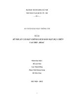 Kĩ thuật cài đặt chính sách bảo mật dựa trên vai trò  rbac