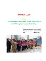 Kiến nghị nâng cao năng lực an toàn vệ sinh lao động