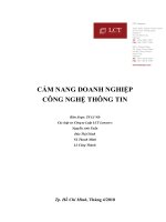 CẨM NANG DOANH NGHIỆP CÔNG NGHỆ THÔNG TIN
