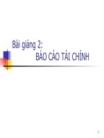 báo cáo tài chính của doanh nghiệp