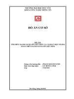 Tìm hiểu danh sách liên kết đơn và cài đặt một số bài toán trên danh sách liên kết đơn